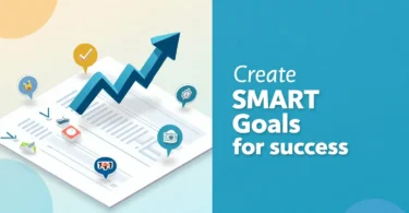 A person writing SMART goals on a notepad with a pen, symbolizing clarity and focus for success.