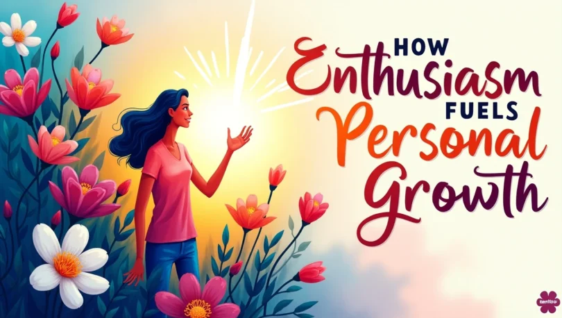 Person embracing enthusiasm and personal growth, symbolizing the journey to unlock full potential and achieve success.