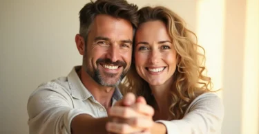 Couple holding hands, symbolizing mutual love and respect for marriage
