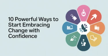 Person standing at a crossroads looking toward a bright horizon symbolizing embracing change and personal growth.