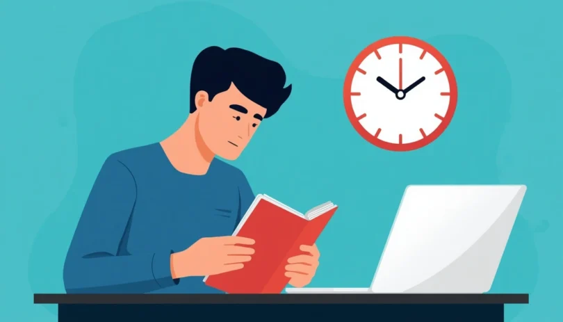 Sense of urgency concept showing a productive person managing tasks, time management, and daily routine for better productivity and success.