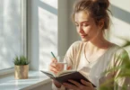Woman following healthy morning habits to feel more confident and productive.