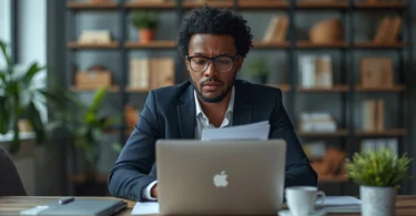Professional using effective energy management strategies to boost productivity, maintain focus, and prevent burnout during the workday.