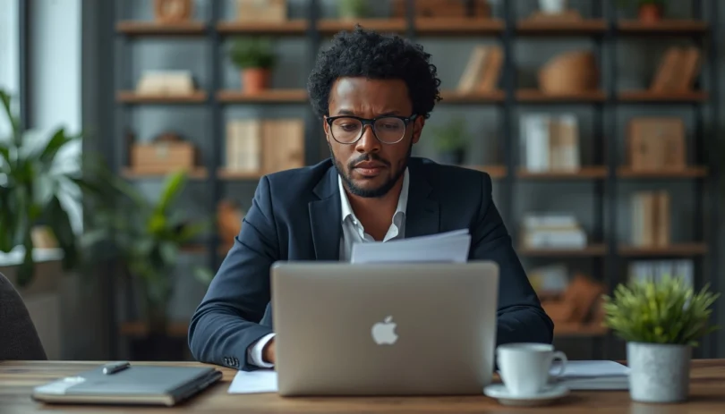 Professional using effective energy management strategies to boost productivity, maintain focus, and prevent burnout during the workday.